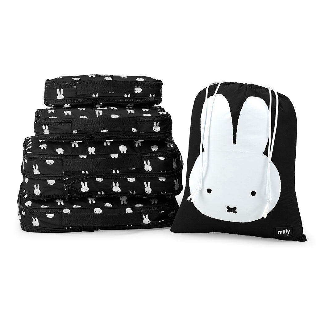 Miffy 5 Piece Compression Packing Cube Set