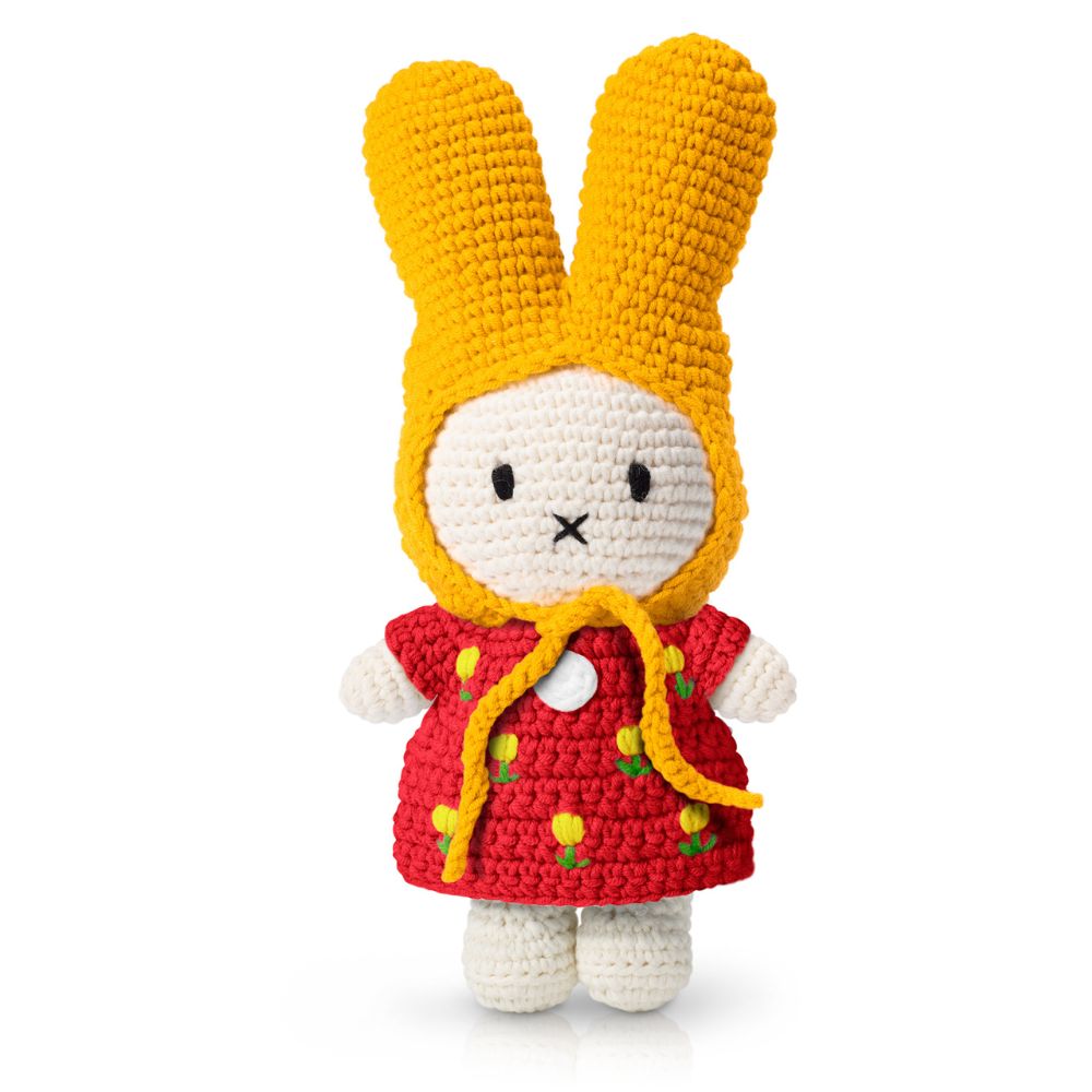 Miffy Handmade – Red Tulip Dress & Yellow Hat