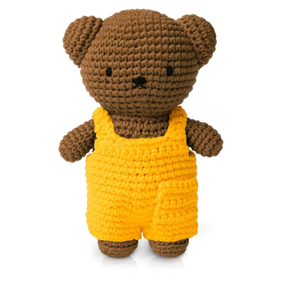 Boris Handmade Plush – Yellow Overalls