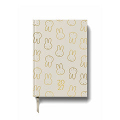 Miffy 2027 Diary Week-to-View Gold Foil Beige A5