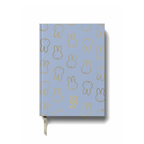Miffy 2027 Diary Week-to-View Gold Foil Blue A5