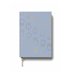 Miffy 2027 Diary Week-to-View Gold Foil Blue A5