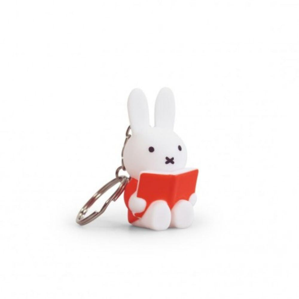 Red Miffy with Book Keyring