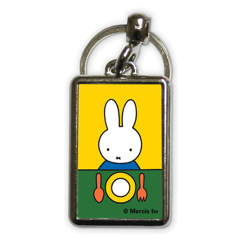 Miffy Ready to Eat Metal Keyring