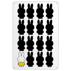 Miffy Silhouette Metal Sign