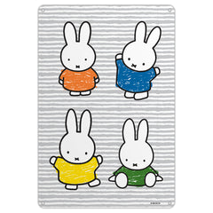Miffy Coloured Dresses Metal Sign